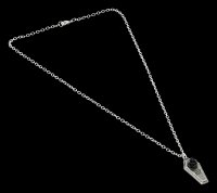 Alchemy Coffin Necklace - RIP Rose