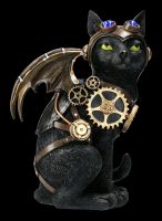 Katzen Figur - Steampunk Feline Flight