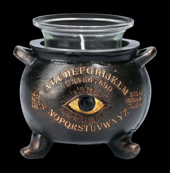Teelichthalter - Hexenkessel All seeing Cauldron
