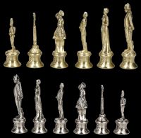 Schachfiguren Napoleon - Metall mittelgroß
