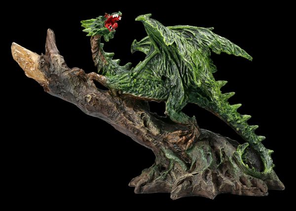 Dragon Figurine - Forest Freedom green