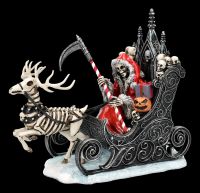 Sensenmann Weihnachtsfigur im Schlitten - Slay Bells