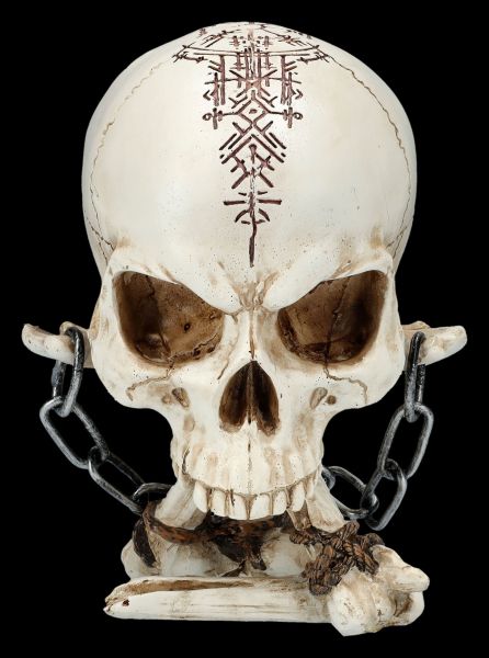 Totenkopf Figur auf Knochen - The Reckoning