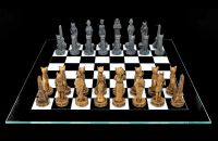 Schachspiel Ägypten - Gold vs. Schwarz