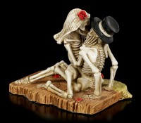 Skelett Brautpaar Figur - Love Never Dies