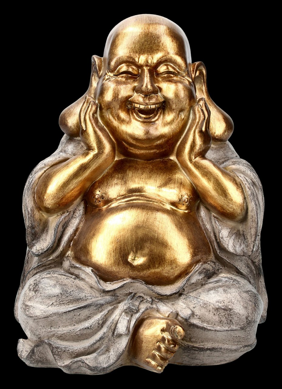 Lachende Buddha Figur - Sitzend