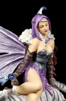 Fairy Figurine - Female Spell-Caster with Saber-Tooth Tiger