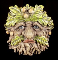 Waldgeist Wandrelief - Eichel Gesicht