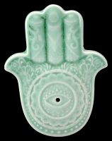 Ceramic Incense Burner - Hamsa Hand