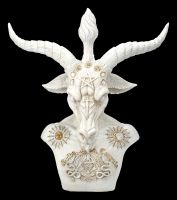 Large Baphomet Bust white