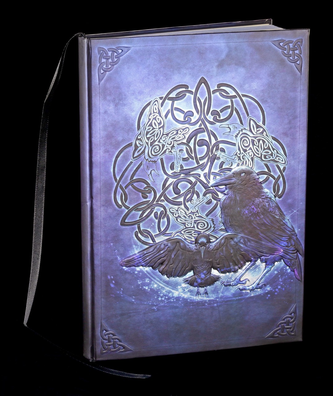 Notizbuch mit Raben - Celtic Raven