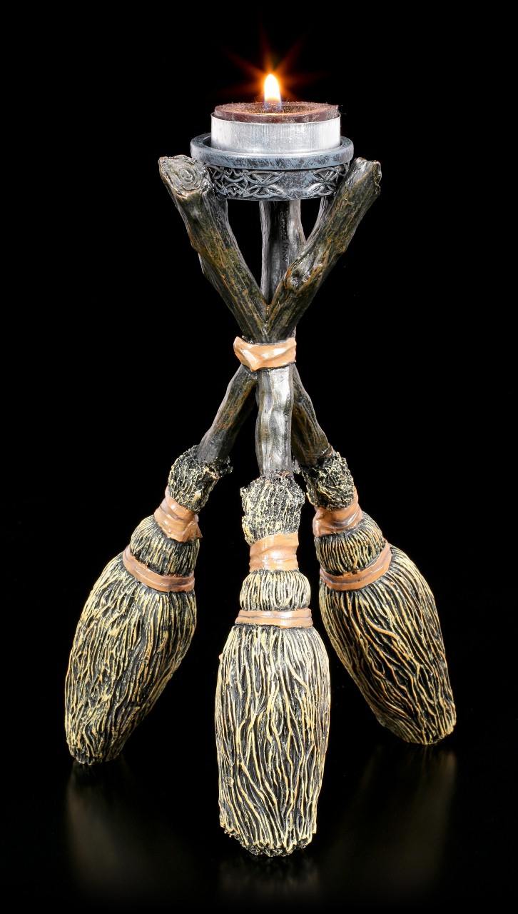 Tealight Holder - Three Broomsticks