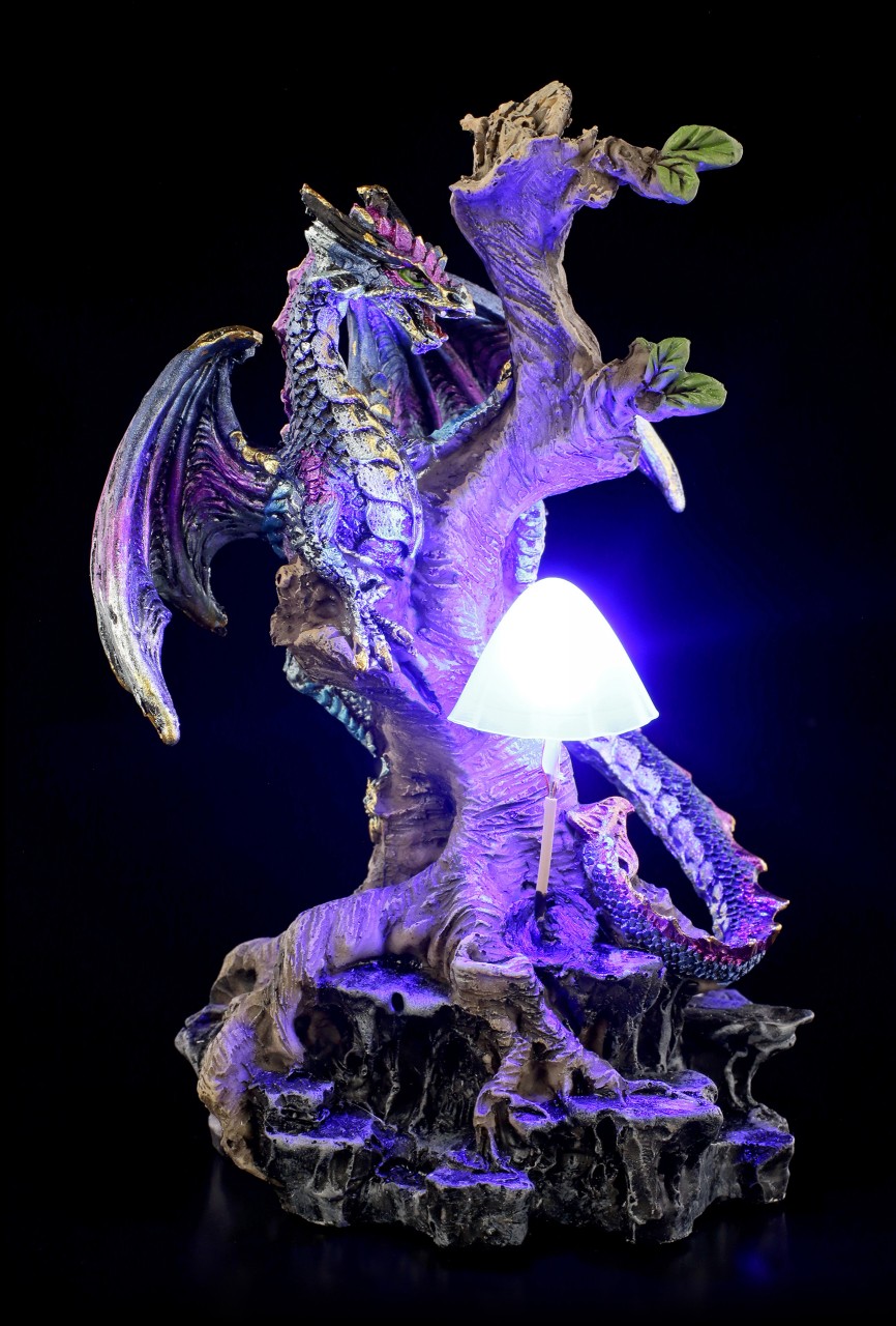 Dragon Figurine with LED - Woodland Defender