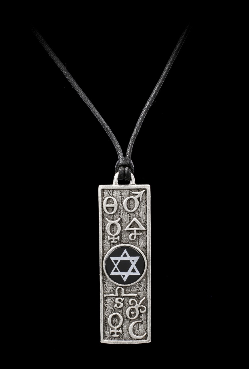 Alchemy Pentragramm Halskette - Principia Alchemystica