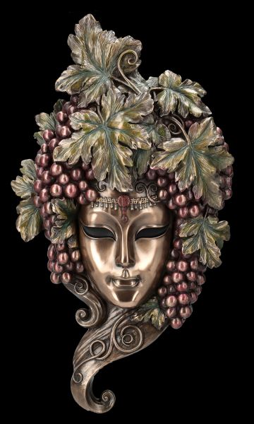 Venezianische Maske bronziert - Bacchus