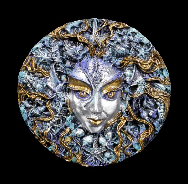 Wall Plaque Mari - Goddess of the Sea by Oberon Zell
