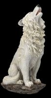Wolf Figurine white - Call of the Pack Leader