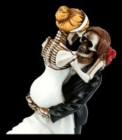 Skelett Figur - Brautpaar Love Never Dies - Happy Reunion