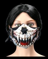 Gesichtsmaske Skelett - Dämonen Zähne