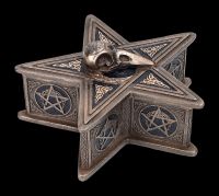 Box - Pentagram Raven Skull