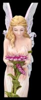 Elfen Figur - Florina kniet vor Blume