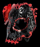 Maske aus Metall - Dia de los Muertos