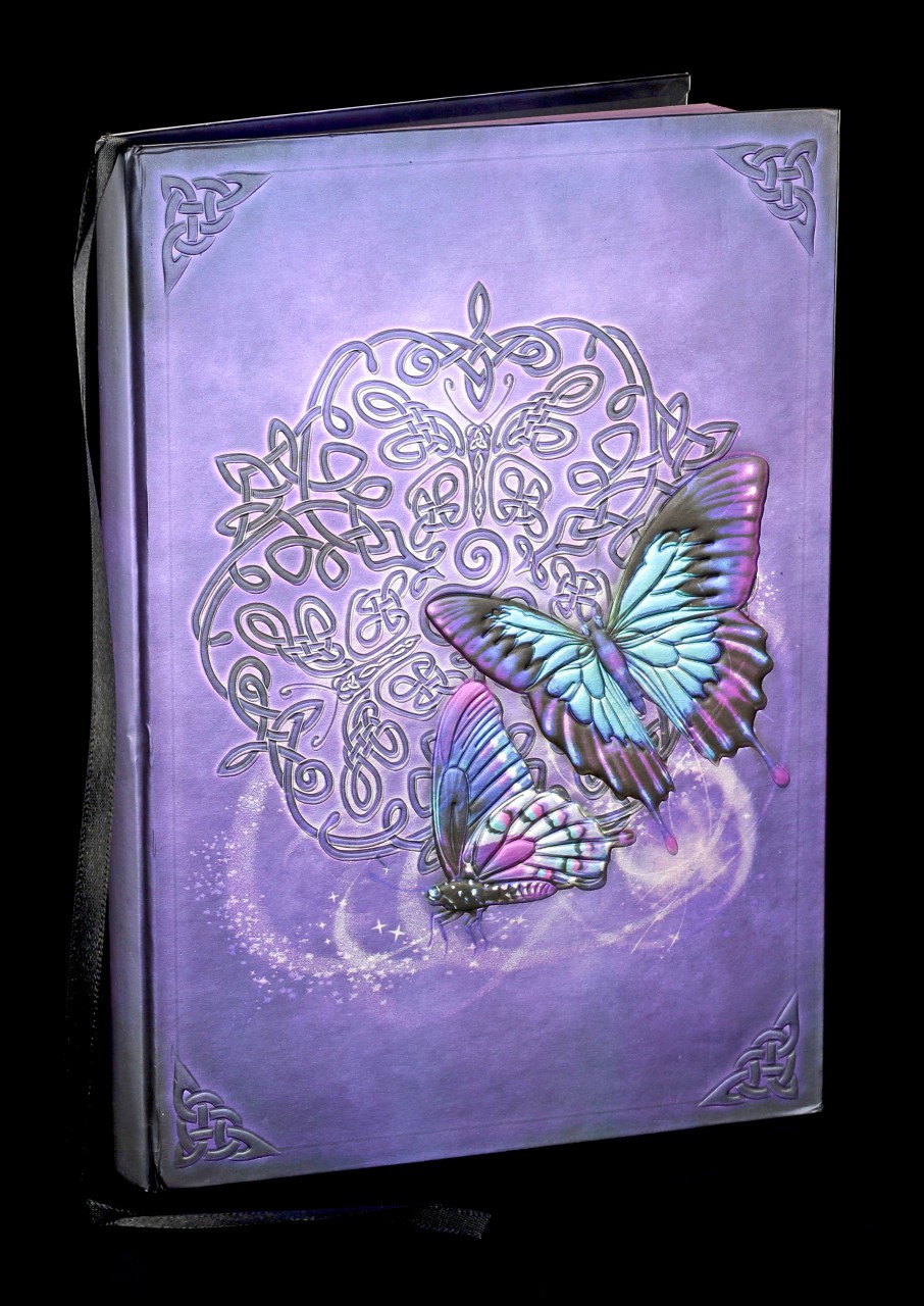 Notizbuch mit Schmetterlingen - Celtic Butterfly