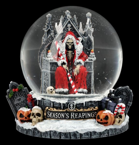 Sensenmann Schneekugel - Season's Reapings