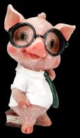 Witzige Schweinefigur im Hemd mit Krawatte - Preston