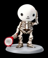 Skeleton Figurine - Lucky breaks a Mirror