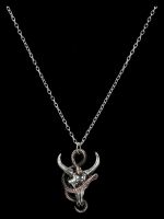 Halskette Widder-Schädel - Servant of Baphomet