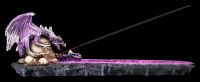 Incense Burner Dragon - Purple Guardian