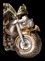 Skeleton Biker Figure on Motorcycle - Full Throttle