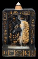 Rückfluss-Räucherhalter - Anubis Hieroglyphen