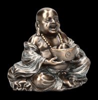 Buddha Figur lachend mit Yuan Bao