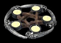 Tealight Holder - Scythe Pentagram