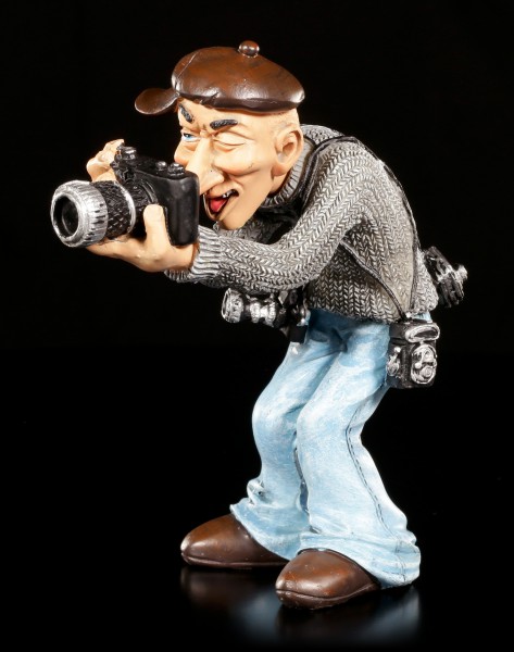 Funny Job Figur - Fotograf mit moderner Kamera