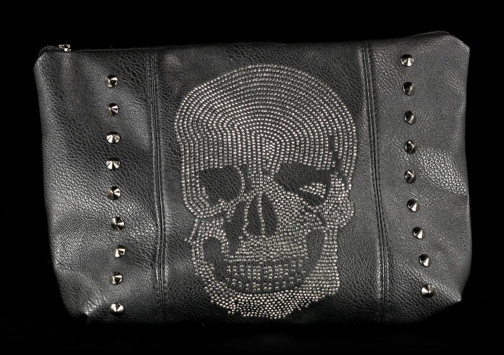Toilet Bag - A Diamant Skull with Grip