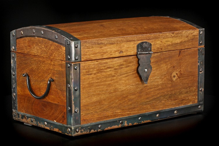 Large Medieval Treasure Chest