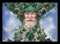 Fantasy Christmas Card - Spirit of Yule