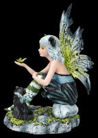 Fairy Figurine with black Fairy Cat