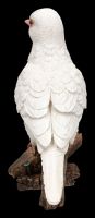 Garden Figurine - White Dove - Diamond Dove