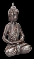 Buddha Figuren 2er Set - Meditation braun