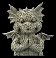Small Garden Figurine - Yoga Dragon