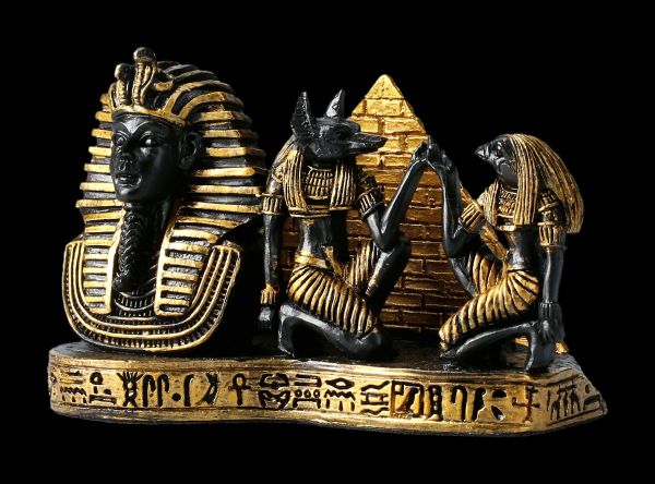 Ägyptischer König Tutanchamun Deko Ägypten Figur Kelch 
