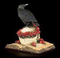 Raven Figurine - Heartaches Reflection