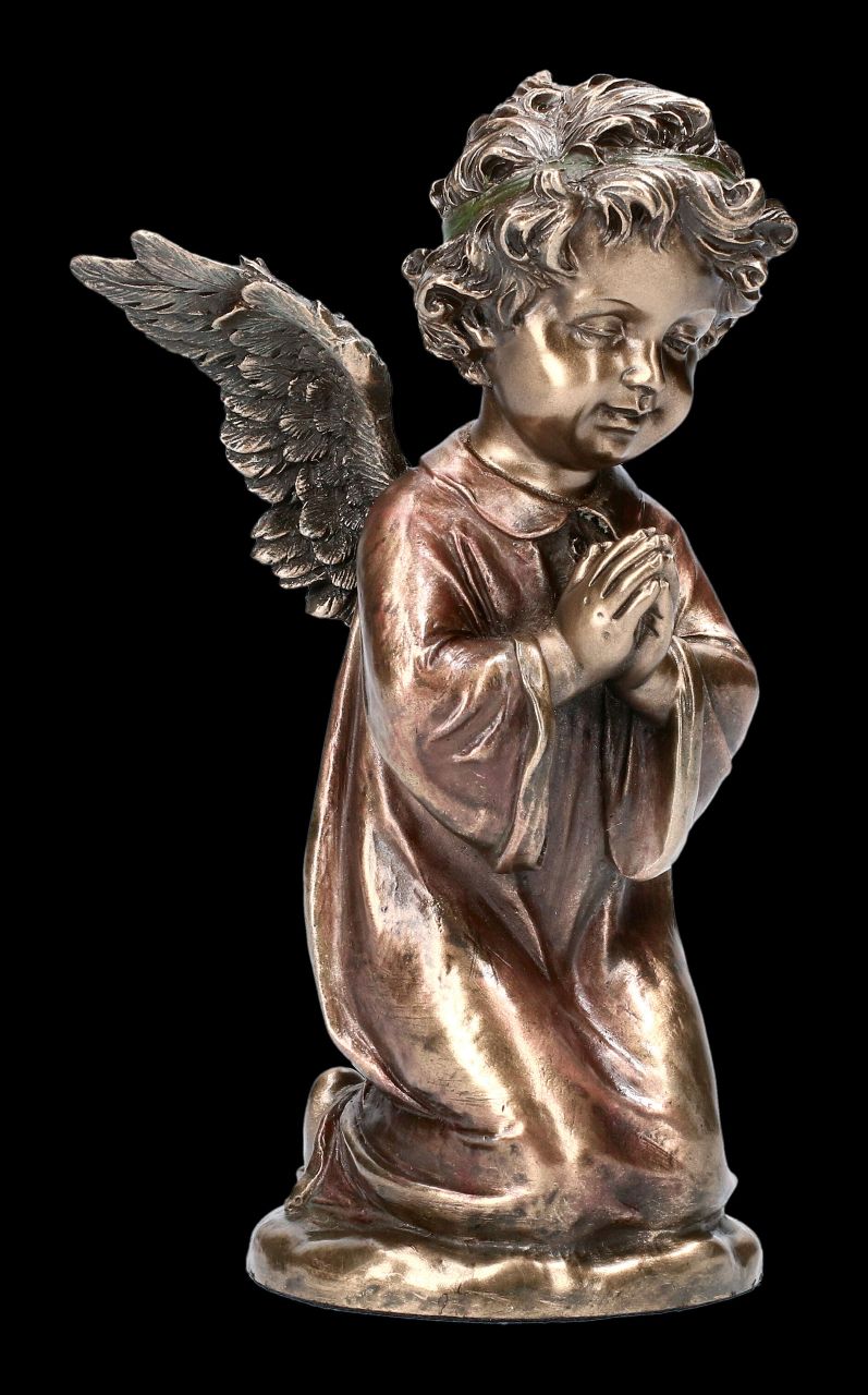 Engel Figur - Putten Mädchen betend
