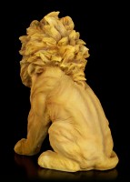 Große Löwen Figur sitzend