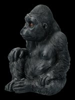 Gartenfigur - Sitzender Gorilla