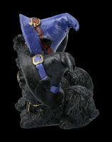 Black Cat Figurines with Hat - Familiar Felines